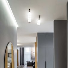 Ideal Lux 310671 BINOMIO stropné svietidlo 2xG9 š557mm čierna