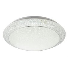 GLOBO 41314-40 RONJA stropní svítidlo LED D510mm 40W/2090lm 3000-4000-6000K bílá, stmívatelné, dálkové ovládaní, krištálový efekt
