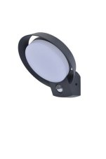 LUTEC 5205702118 POLO venkovní nástěnné svítidlo LED 16W 1100lm 3000K IP54 tmavě šedá se semzorem