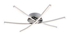 RABALUX 4606 Cyclone stropní svítidlo LED D570mm 21W/1450lm 4000K chrom, bílá