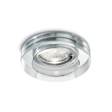 Zápustné svietidlo Ideal lux 083254 BLUES ROUND TRASPARENTE 1xGU10 50W