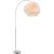 GLOBO 15057S KATUNGA stojaca lampa 1xE27 matný nikel, biela