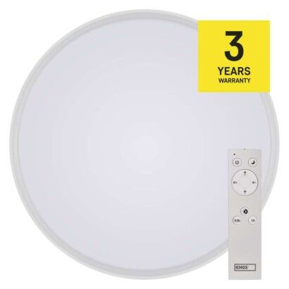 Emos ZM5162 LED LIVI stropní/nástěnné přisazené klasické svítidlo kruh průměr 400 × 85 mm 30W 1800lm 2700–6500K bílá