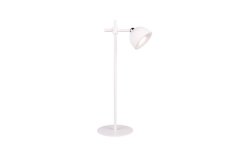 TRIO Reality R57791101 MAXIMA dotyková stolní lampička/nástěnné svítidlo SMD LED V410mm 3W/250lm 3000K bílá, nabíjecí baterie, USB-C port
