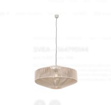 TRIO 364790144 SVEA závesné svietidlo D610mm 1xE27 piesková