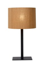 LUCIDE 03529/81/30 MAGIUS Lampička E27 1x40W svetlé drevo, čierna