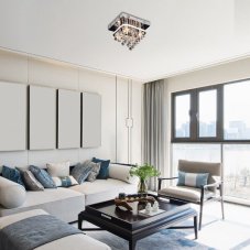 RABALUX 2238 Pallas stropné svietidlo LED 23W/1470lm 4xE14 4000K chrómová, biela