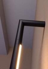 REDO 01-2795 STICK nástěnné svítidlo LED 48W/2357lm 3000K černá, 3 StepDIM