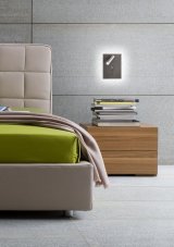 REDO 01-2997 ZEN nástěnné bodové svítidlo/spot s vypínačem LED 16+3W/860+135lm 3000K saténový nikl, USB port