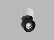 LED2 11508213DT KLIP ON stropné povrchové bodové svietidlo LED D77mm 11W/770lm 2700K TRIAC biela, čierna