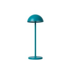 LUCIDE 15500/02/37 JOY vonkajšia dotyková stolná lampička LED V320mm 1,5W/180lm 3000K IP54 tyrkysová, nabíjateľná batéria, USB kábel
