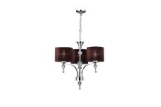 AZzardo AZ2900 DECOline IMPRESS 3 BROWN stropní závěsné svítidlo 3xE27 50W IP20 hnědá