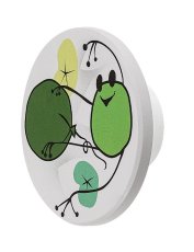 RABALUX 71070 Froggo nástenné svietidlo detské D120mm LED 9W/800lm 3000+4000+6500K biela, viacfarebná
