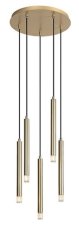RABALUX 72361 Ramira závěsné svítidlo D360mm 5xG9 zlatá, průhledná