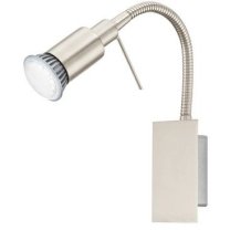 Eglo 90823 ERIDAN nástenné svietidlo GU10 incl 1x5W/1x400lm 3000K matný nikel