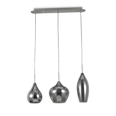 Závesné svietidlo Ideal lux 111865 SOFT SP3 FUME 3xE14 40W