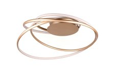 TRIO SELECT 644310179 NALA stropné svietidlo D720mm SMD LED 57W/6800lm 2300+3000+4000K zlatá, switchdimmer