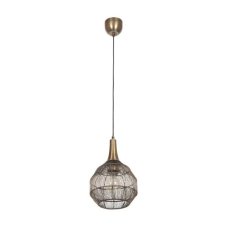 TRIO 365430104 SORAYA závesné svietidlo D260mm 1xE27 starožitná mosadz, čierna