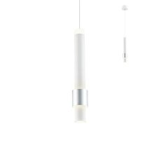 REDO 01-1992 TYCON závesné svietidlo D40mm LED 6W/402lm 3000K biela, hliník