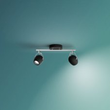 Philps 50612/30/P0 Rivano LED Spot 4,5W=800lm čierny 2700K