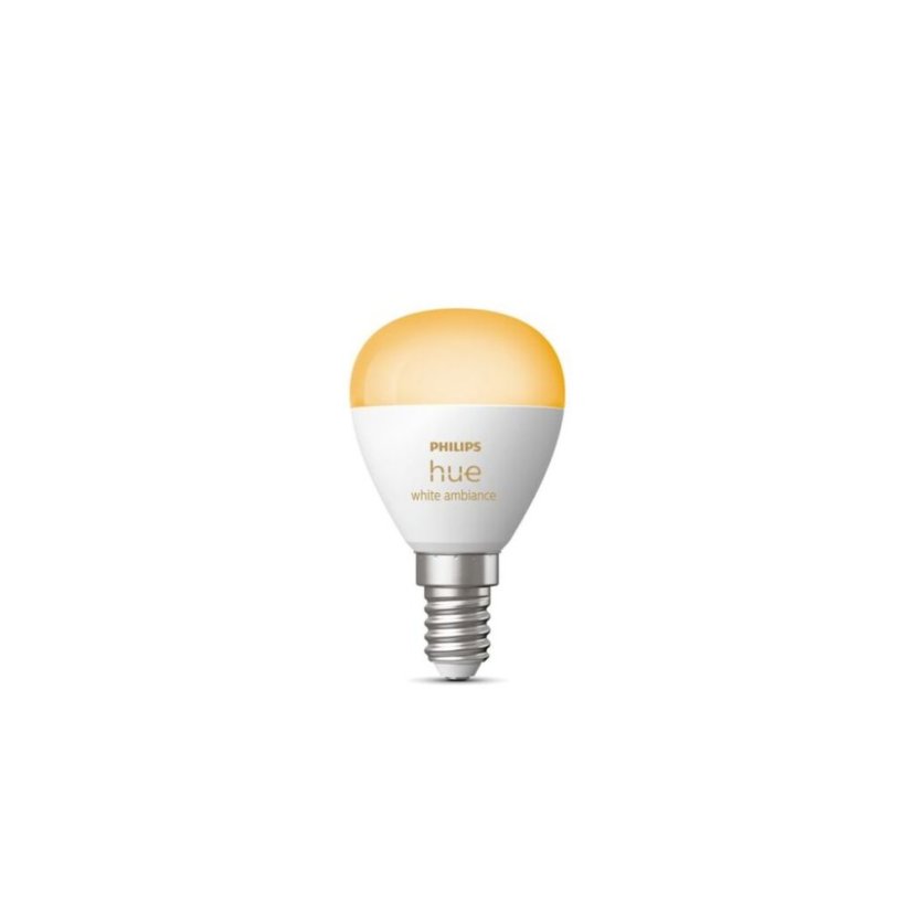 8719514491106 Philips Hue White Ambiance žárovka LED E14 5,1W/470lm 2200-6500K P45 kapka