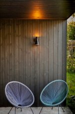 LUTEC 5206701012 BRUND exteriérové nástenné svietidlo GU10 2x15W IP44 matná čierna