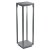 REDO Smart TUYA 90052 TOWER exteriérový stĺpik CREE COB LED 10W 1105/629lm 3000K-6000K IP54 antracit