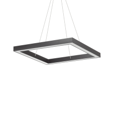 IdealLux 245690 ORACLE D60 SQUARE závesné LED svietidlo 39W 2500lm 3000K IP20 čierna