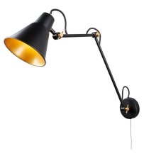 Searchlight 7403BK WALL nástěnné svítidlo E27 1x10W