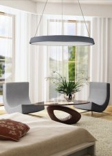 Palnas 62000930 NIKI 800 závesné svietidlo sivé LED 3120lm 3000K