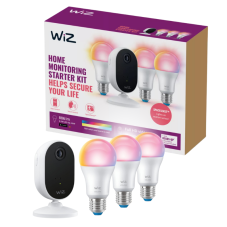 Philips Wiz Colors 8720169075016 Self-Monitoring Starter Kit monitorovacia sada biela + LED žiarovka 3-set E27 8,5W/806lm 2200-6500K+RGB