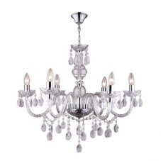 GLOBO 63116-6 CUIMBRA I Luster s krištáľmi 6xE14 40W IP20 chróm