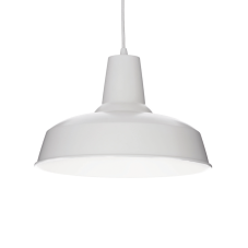 Závesné svietidlo Ideal lux 102047 MOBY SP1 BIANCO 1xE27 60W biela