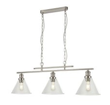 Searchlight 1277-3SS Pyramid závesné svietidlo E27 3 x 60W