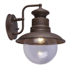 GLOBO 3272R SELLA venkovní nástěnné svítidlo z nerezové oceli 1xE27 60W IP44 imitace rzi