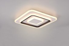 TRIO Reality R64293131 JORA stropné svietidlo SMD LED 395x395mm 46W/5400lm 2700-6000K biela matná, stmievateľné, diaľkový ovládač