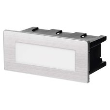 ZC0108 EMOS LED orientačné svietidlo, obdĺžnik 1,5W teplá biela IP65 nerez