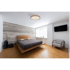 GLOBO 416080WD2R DORO stropné svietidlo LED D450mm 24W/1800lm 3000K imitácia dreva, grafit, opál