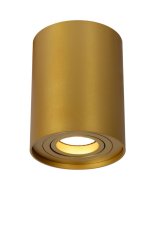 LUCIDE 22952/01/02 TUBE Stropné bodové svietidlo GU10 1x50W matná zlatá/mosadz