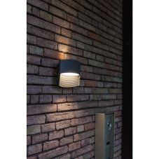 LUTEC 5193201118 LOTUS nástěnné LED svítidlo 11W 3000K IP54 tmavá šedá