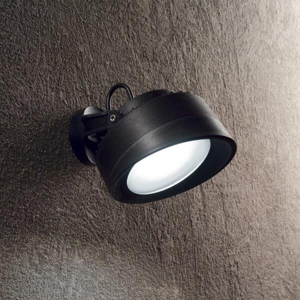 Exteriérové ​​nástěnné svítidlo Ideal lux 145341 TOMMY AP1 NERO 1xGX53 7W 4000K IP66