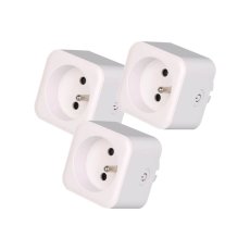 IMMAX 07786C NEO LITE Inteligentná vnútorná zásuvka s kolíkom v3 typ E 255V 55x55x75mm tri kusy v balení