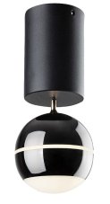 RABALUX 72246 Maelo závesné svietidlo D100mm LED 6W/200lm 4000K čierna, biela