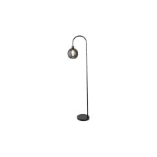 RABALUX 74025 Ricardo stojacia lampa 1xE27 V1600mm čierna, dymová