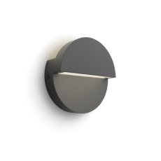 Philips 8720169351257 UltraEfficient Valor vonkajšie nástenné svietidlo efektné LED 4,3W/800lm 2700K IP44 antracitová