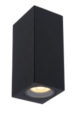 LUCIDE 69800/02/30 ZARO exteriérové nástenné svietidlo GU10 2x35W IP44 čierna