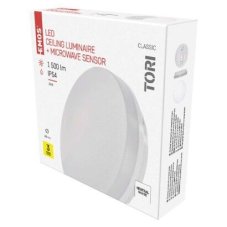Emos ZM4328 LED TORI stropné/nástenné prisadené klasické svietidlo kruh 220 × 53 mm 15W 1500lm 4000K biela