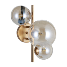ITALUX WL-406007-3-HBR Canello nástenné svietidlo 3xG9 medová mosadz, jantárová