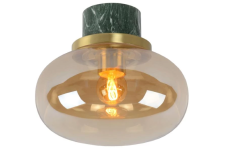 LUCIDE 03140/23/62 LORENA stropné svietidlo D230mm 1xE27 IP44 mramor, jantárová