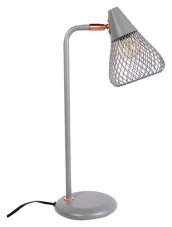 RABALUX 3182 Fanny stolní svítidlo V460mm 1xE14 šedá, růžové zlato